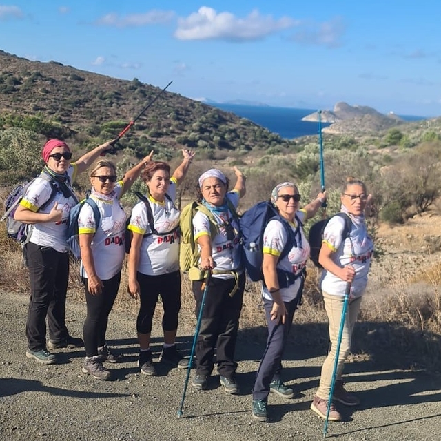 Datça'dan Knidos'a doğa yürüyüşü yapıldı