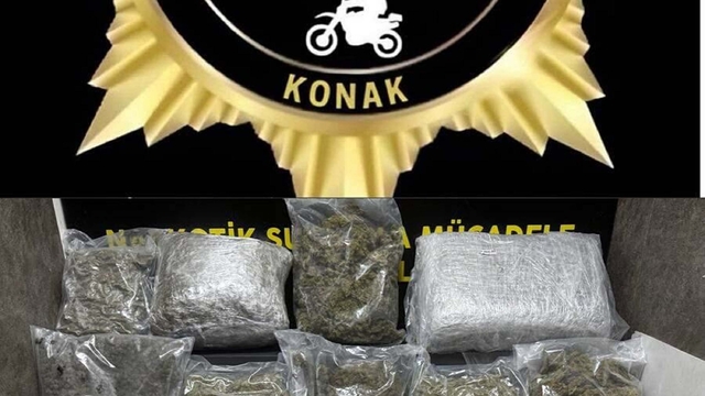 İzmir'deki uyuşturucu operasyonunda 25 kilo 225 gram skunk ele geçirildi; 4 şüpheli gözaltında
