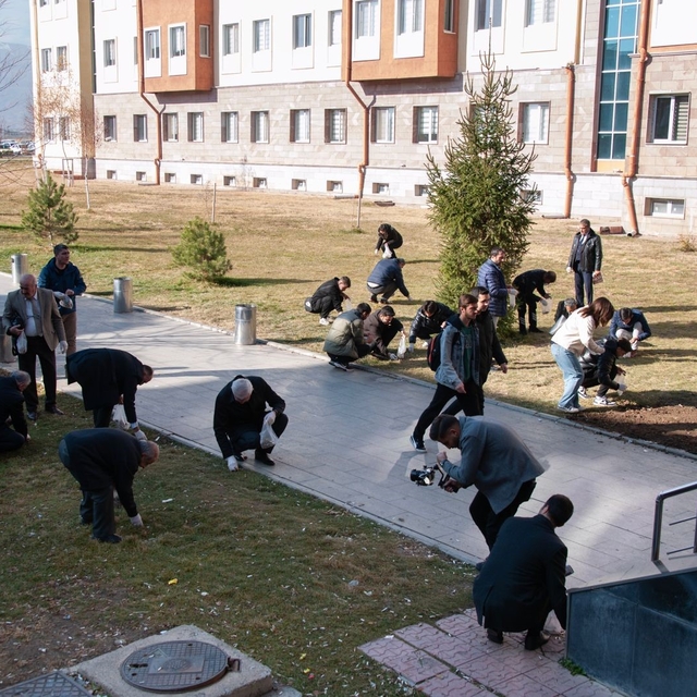 Üniversite yönetiminden çevre duyarlılığı mesajı