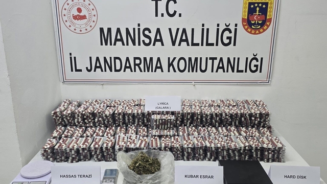 Turgutlu'da jandarmadan zehir tacirine baskın