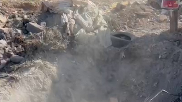 Sucuk, peynir, ketçaptan oluşan 1 ton gıda malzemesi toprağa gömülerek imha edildi