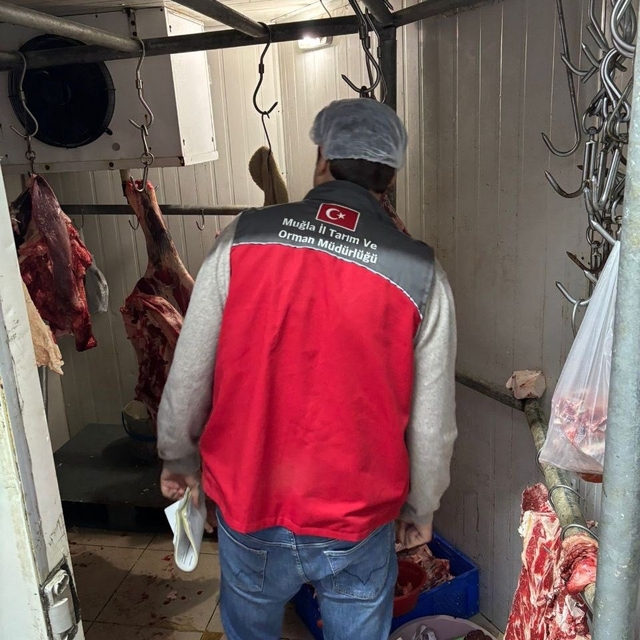 Menteşe'de kasaplara kapsamlı denetim