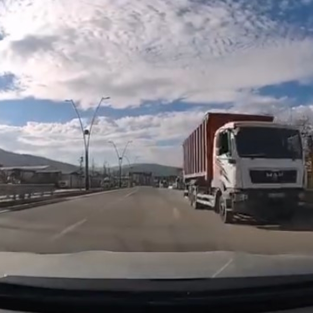 Ters şeritte dehşet anları