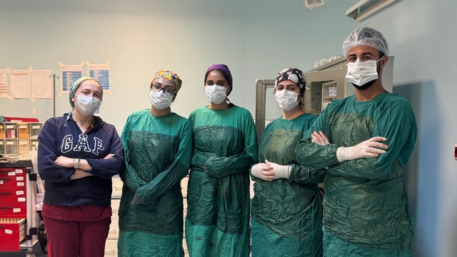 Kağızman Devlet Hastanesi'nde karın kesisi ameliyatı