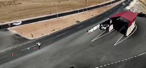 Gercüş'te dron destekli trafik denetimi