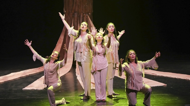 Mersin'de emekli evi üyeleri 'Ben Anadolu' oyununa yoğun ilgi gösterdi