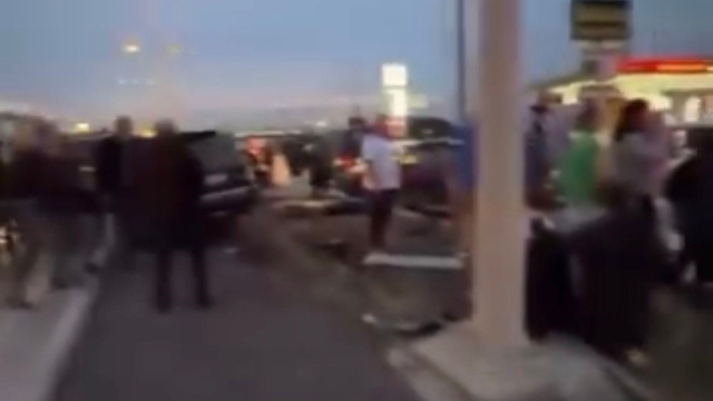 Bandırma'da 6 araçlı zincirleme kaza: 1 yaralı