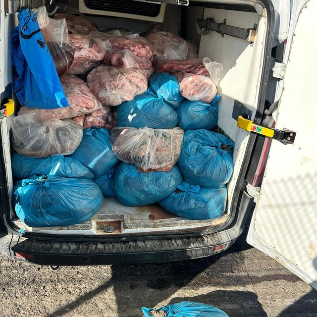 Tekirdağ'da 2 ton kaçak sakatat ele geçirildi