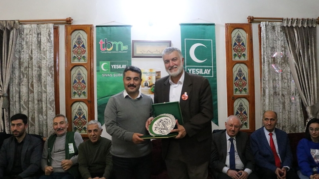 Yeşilay Sivas Şubesi, İl Milli Eğitim Müdürü Fatih Erdoğan'ı misafir etti