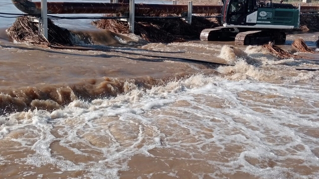 Ayvacık'ta aşırı yağış nedeniyle Tuzla Çayı taştı, tarım arazileri sular altında kaldı