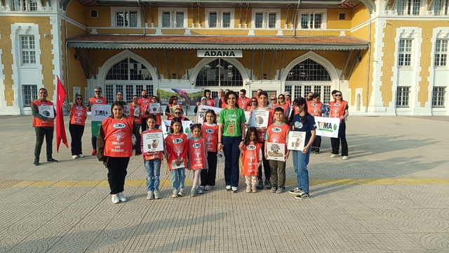 Adana'da "Toprağa Saygı" yürüyüşü düzenlendi