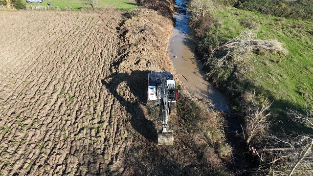Sinop'ta dere taşkınlarına müdahale