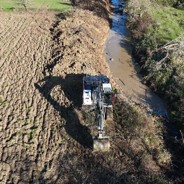 Sinop'ta dere taşkınlarına müdahale