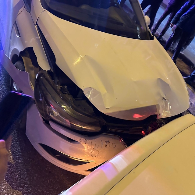 Mardin'de maddi hasarlı trafik kazası