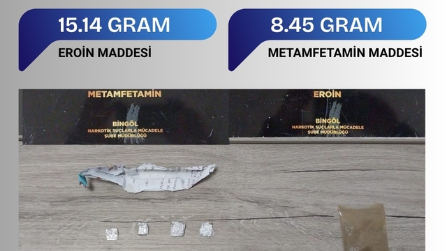 Bingöl'de uyuşturucu operasyonu