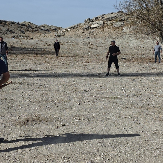 Aksaray'da geleneksel "çelik çomak" oyunu yaşatılmaya devam ediyor