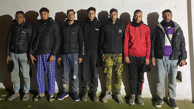 Edirne'de 9 kaçak göçmen yakalandı