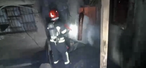 Osmaniye'de iki katlı ahşap binadaki yangın söndürüldü