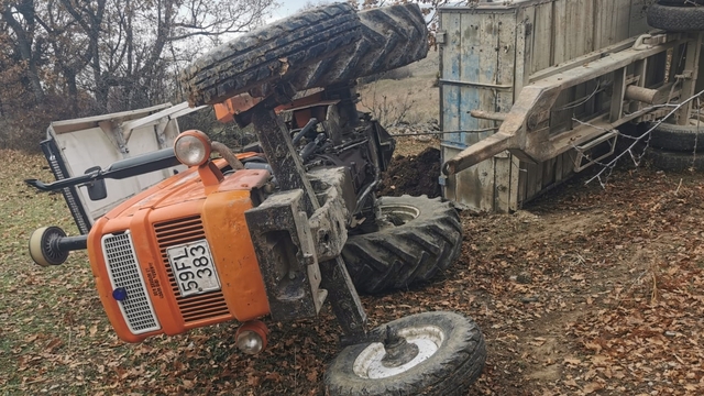 Sinop'ta devrilen traktörün altında kalan kadın öldü