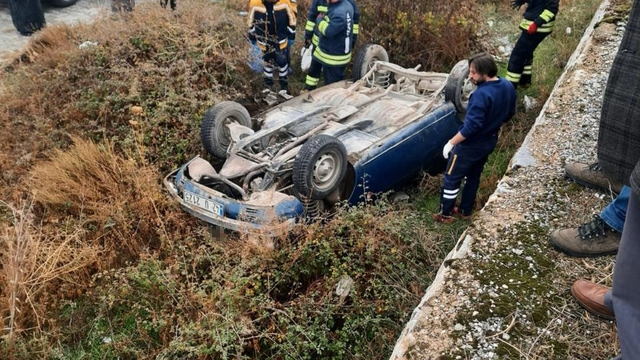 Konya'da otomobil takla attı: 1 ölü
