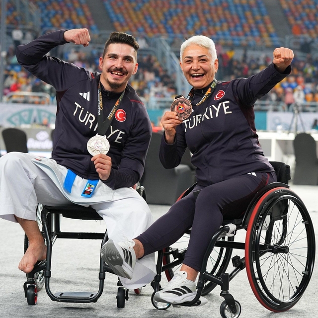 Aydınlı milli sporcu Uslu gümüş madalyanın sahibi oldu