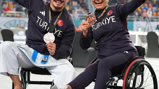 Aydınlı milli sporcu Uslu gümüş madalyanın sahibi oldu