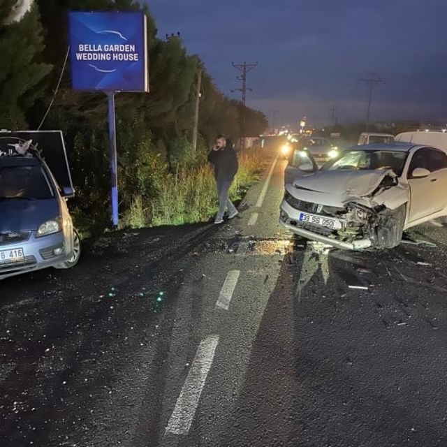 Kırklareli'nde kaza