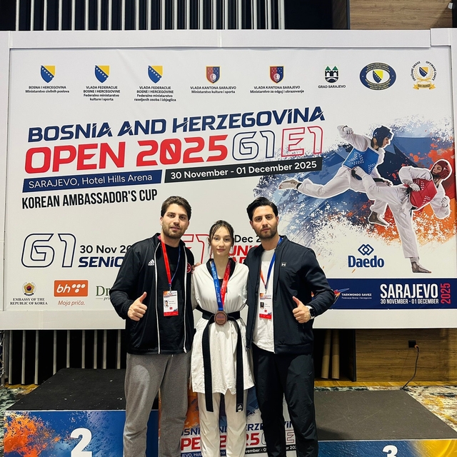 Bosna Hersek'teki yarışmada üçüncü oldu