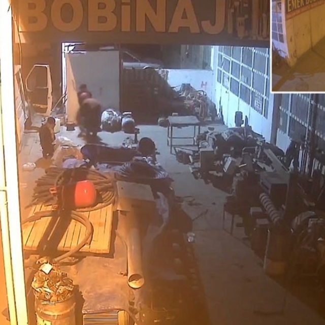 Bobinaj dükkanından 350 bin liralık hırsızlık