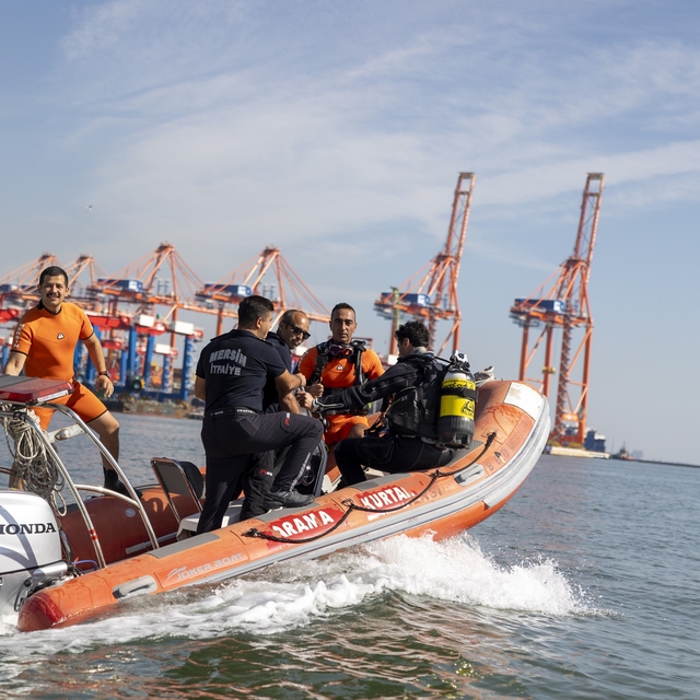 Mersin'de arama kurtarma ekipleri 7/24 göreve hazır