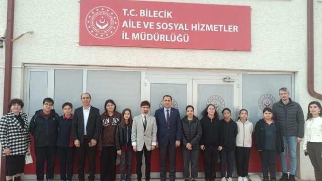 Bilecik'te öğrenciler sosyal hizmetleri yerinde inceledi