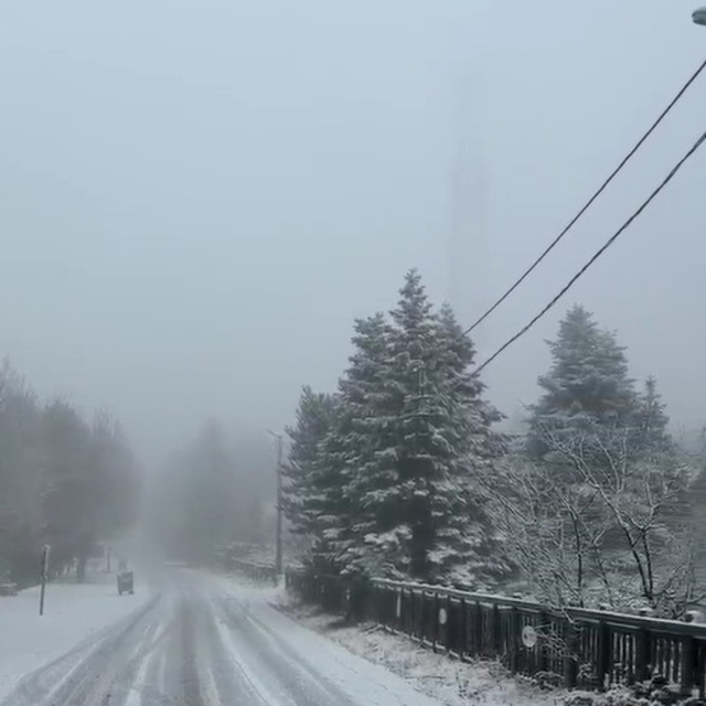 Uludağ'da kar kalınlığı 5 santimetreye ulaştı