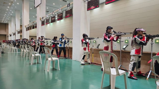 Havalı Silahlar Avrupa Şampiyonası Milli Takım Seçme Yarışmaları Mersin'de sürüyor