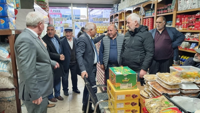 MHP Van İl Başkanı Güngöralp Çaldıran'da ziyaretlerde bulundu