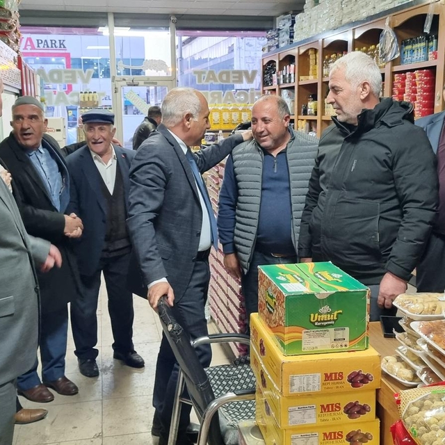 MHP Van İl Başkanı Güngöralp Çaldıran'da ziyaretlerde bulundu