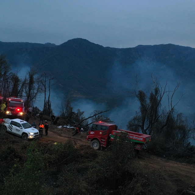 Hopa'daki orman yangını söndürüldü, soğutma çalışmaları sürüyor