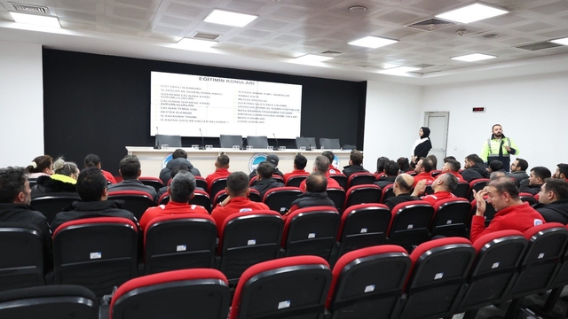 Spor A.Ş. personeline iş sağlığı ve güvenliği eğitimi