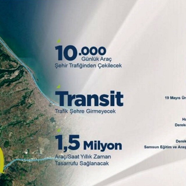 Batı ve Doğu Çevre Yolu ile Samsun'da trafik rahatlayacak
Samsun'da şehir i...