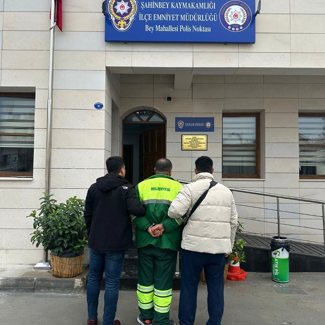 Gaziantep'te belediye işçisi kılığına giren hükümlü yakalandı