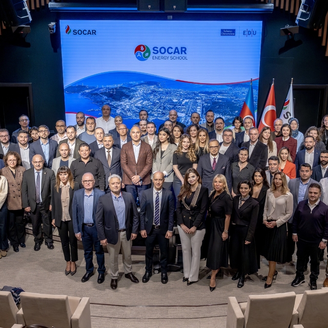 SOCAR Energy School 4'üncü döneminin açılış töreni ve ilk dersi Aliağa'da g...