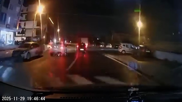 Tehlikeli kovalamaca araç kamerasında