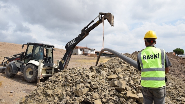 Hacıhüseyin'e yeni içme suyu hattı