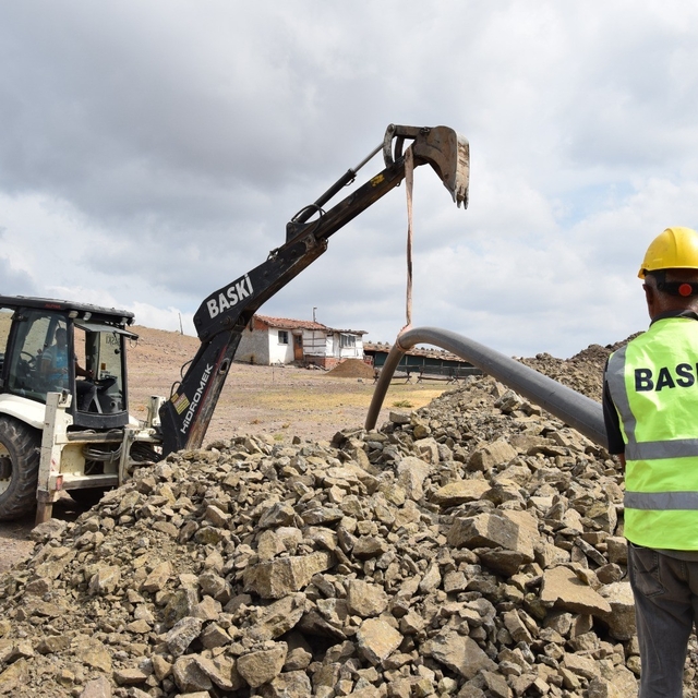Hacıhüseyin'e yeni içme suyu hattı