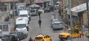 Van'da dolu yağışı etkili oldu