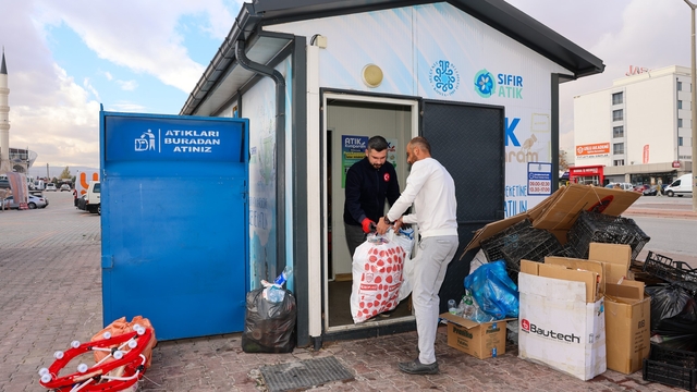Selçuklu'da "Atık Kumbaram Projesi" sürdürülüyor
