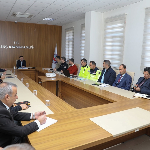 Genç'te kış tedbirleri ele alındı