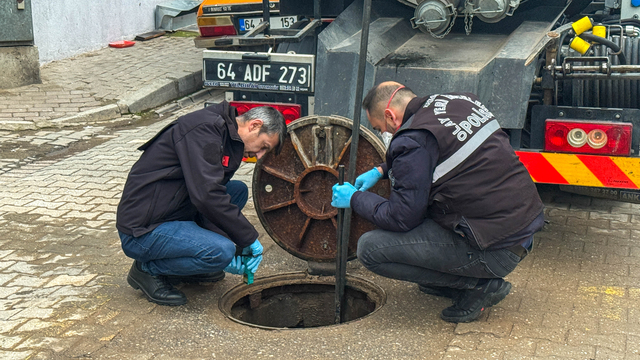 Uşak'ta kanalizasyonda cenin bulundu
