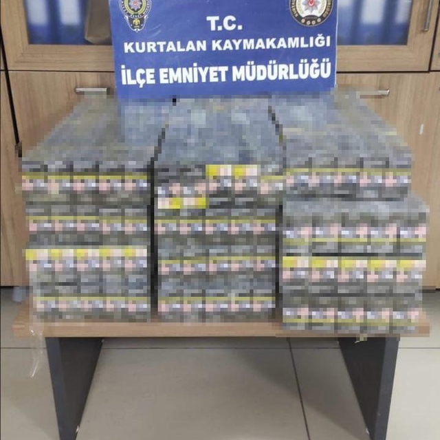 Siirt'te bir araçta bin 800 adet kaçak sigara ele geçirildi