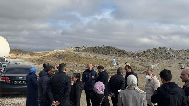 Bayburt'ta katı atık ve ambalaj atığı tesislerinde denetim yapıldı