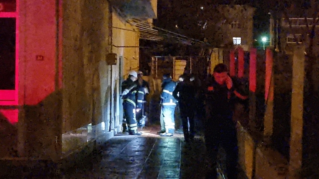 Sinop'ta kömürlük yangını korkuttu